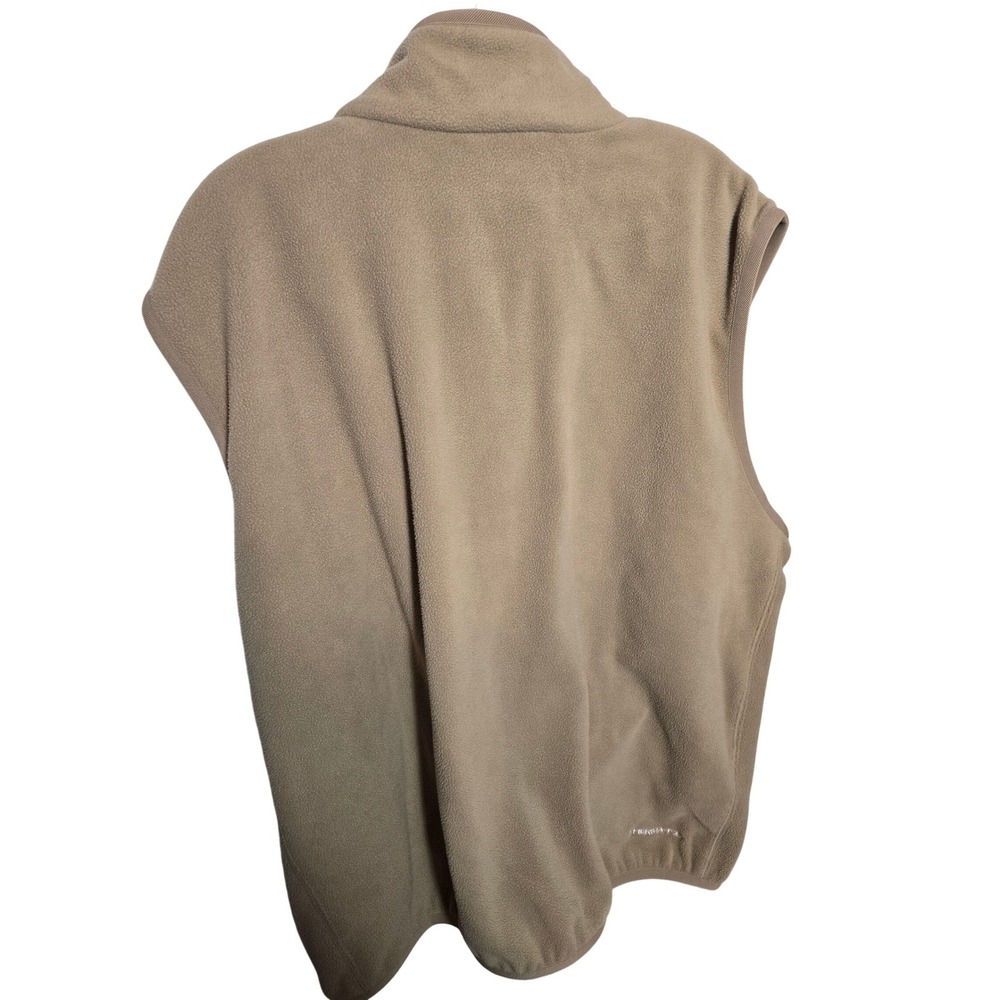 Nike Therma-FIT Mens Full Zip Fleece Vest Khaki Tan XL DQ4830-247 - Picture 2 of 8